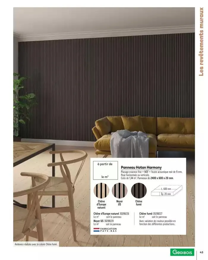 Aménagents Intérieurs 2025 du 1 janvier au 31 décembre 2025 - Catalogue page 43