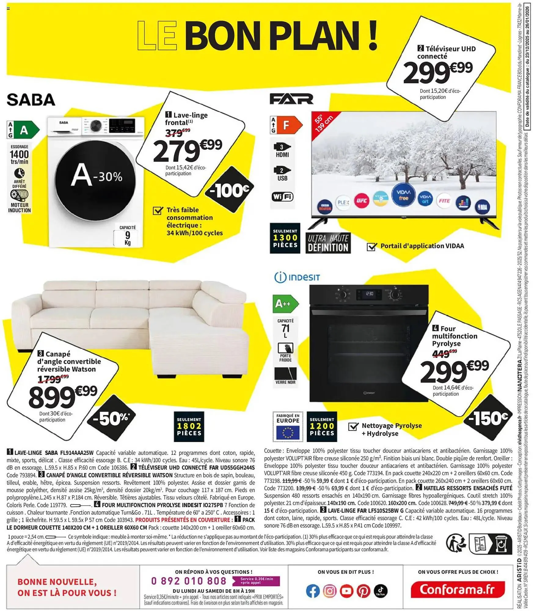 Catalogue Conforama du 23 décembre au 26 janvier 2026 - Catalogue page 48
