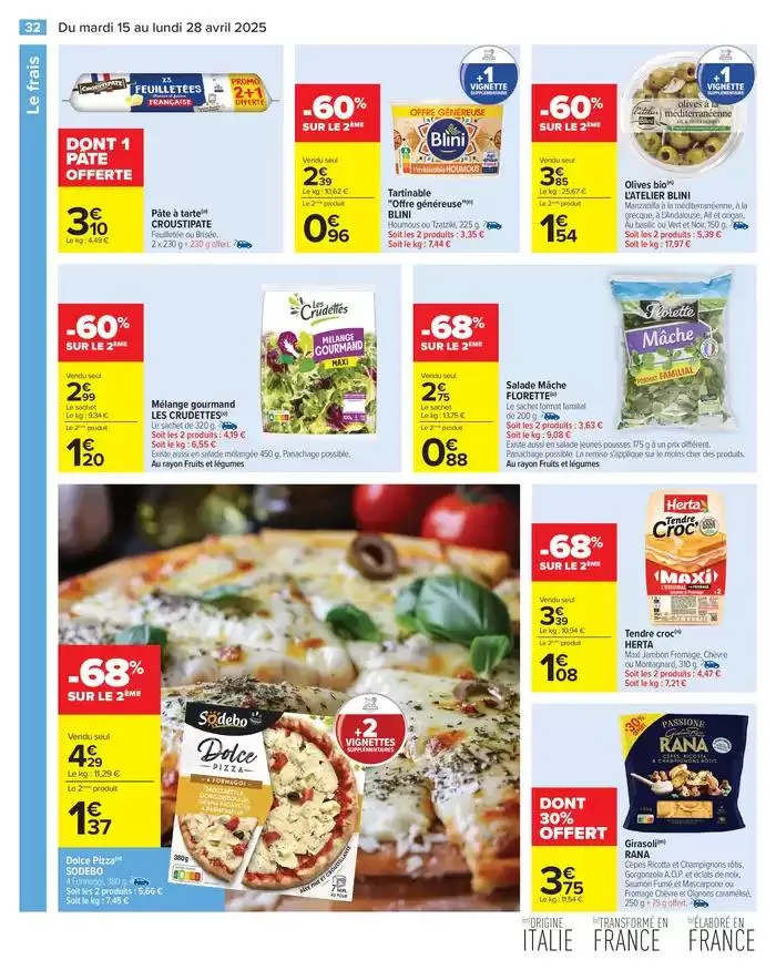 CRÊPES PARTY du 15 avril au 28 avril 2025 - Catalogue page 34