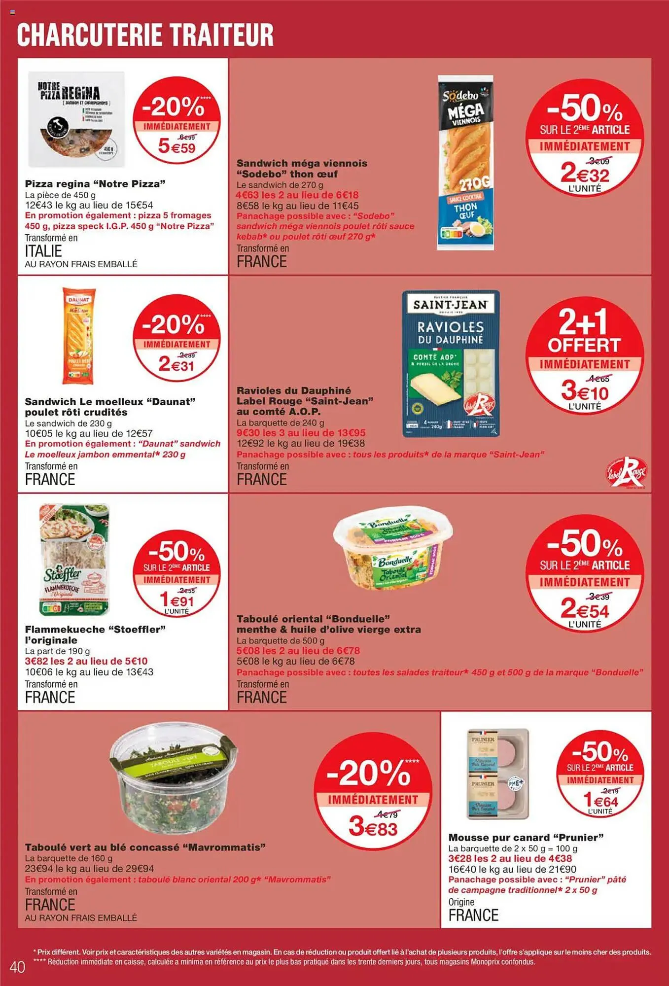 Catalogue Monoprix du 23 septembre au 5 octobre 2025 - Catalogue page 40