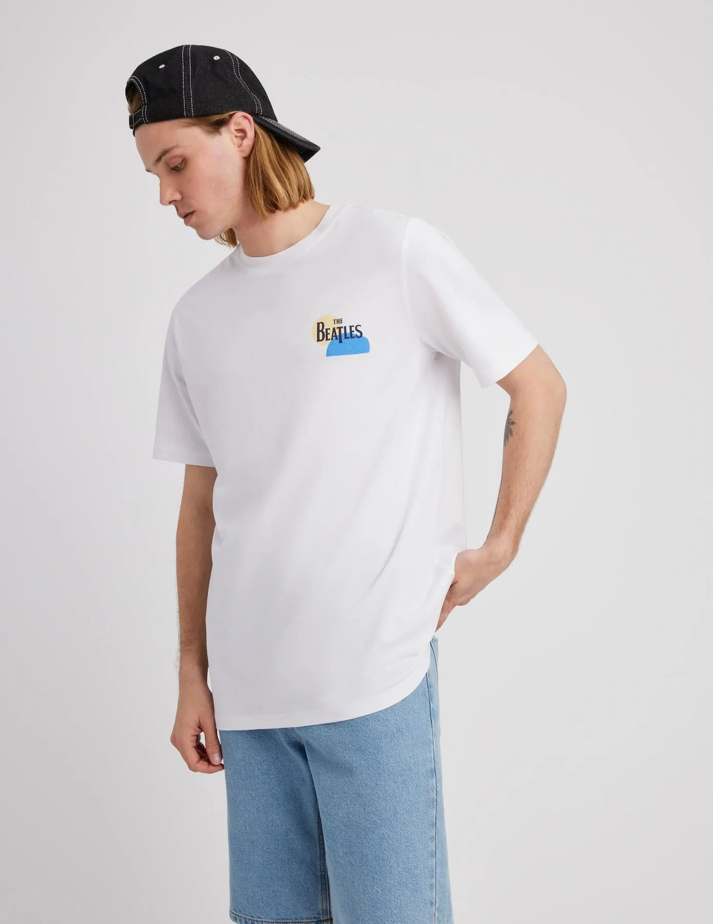 T-shirt collab Beatles - Blanc