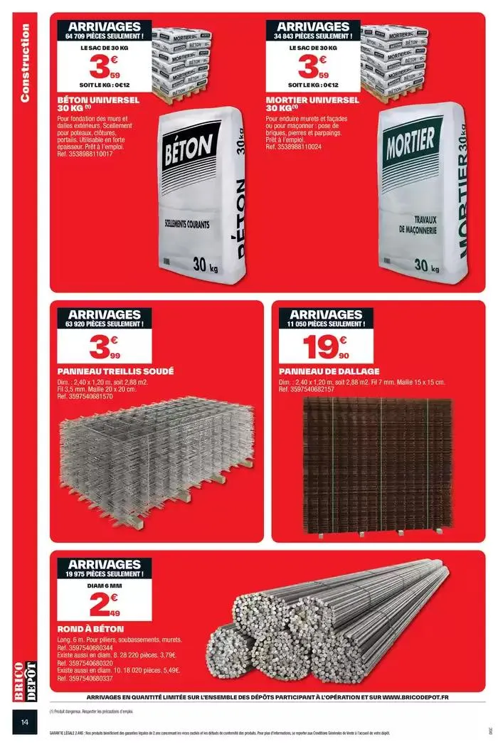 Voyez plus grand avec nos prix dépôts ! du 7 mars au 20 mars 2025 - Catalogue page 14