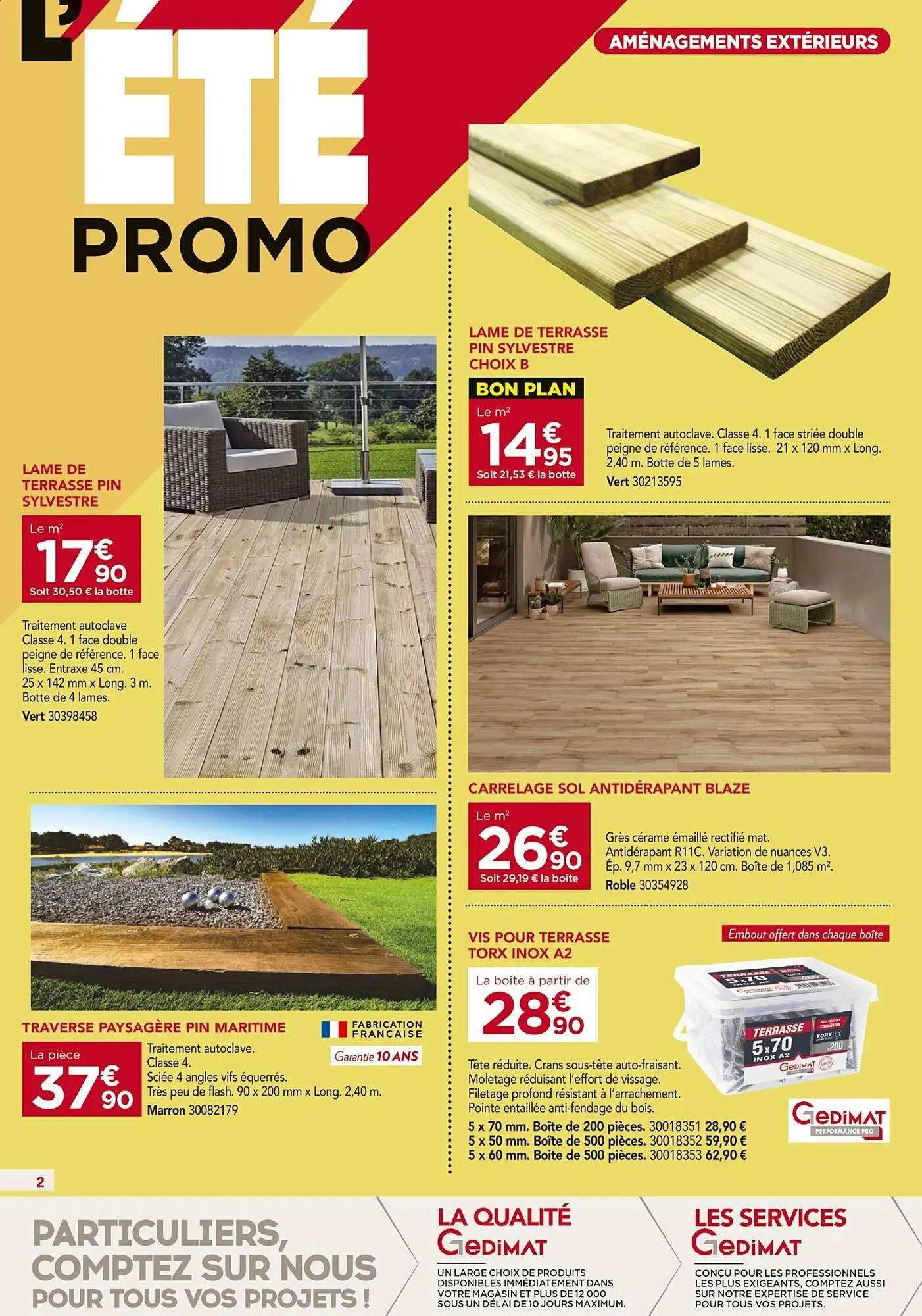 Catalogue Gedimat du 2 juillet au 26 juillet 2025 - Catalogue page 2