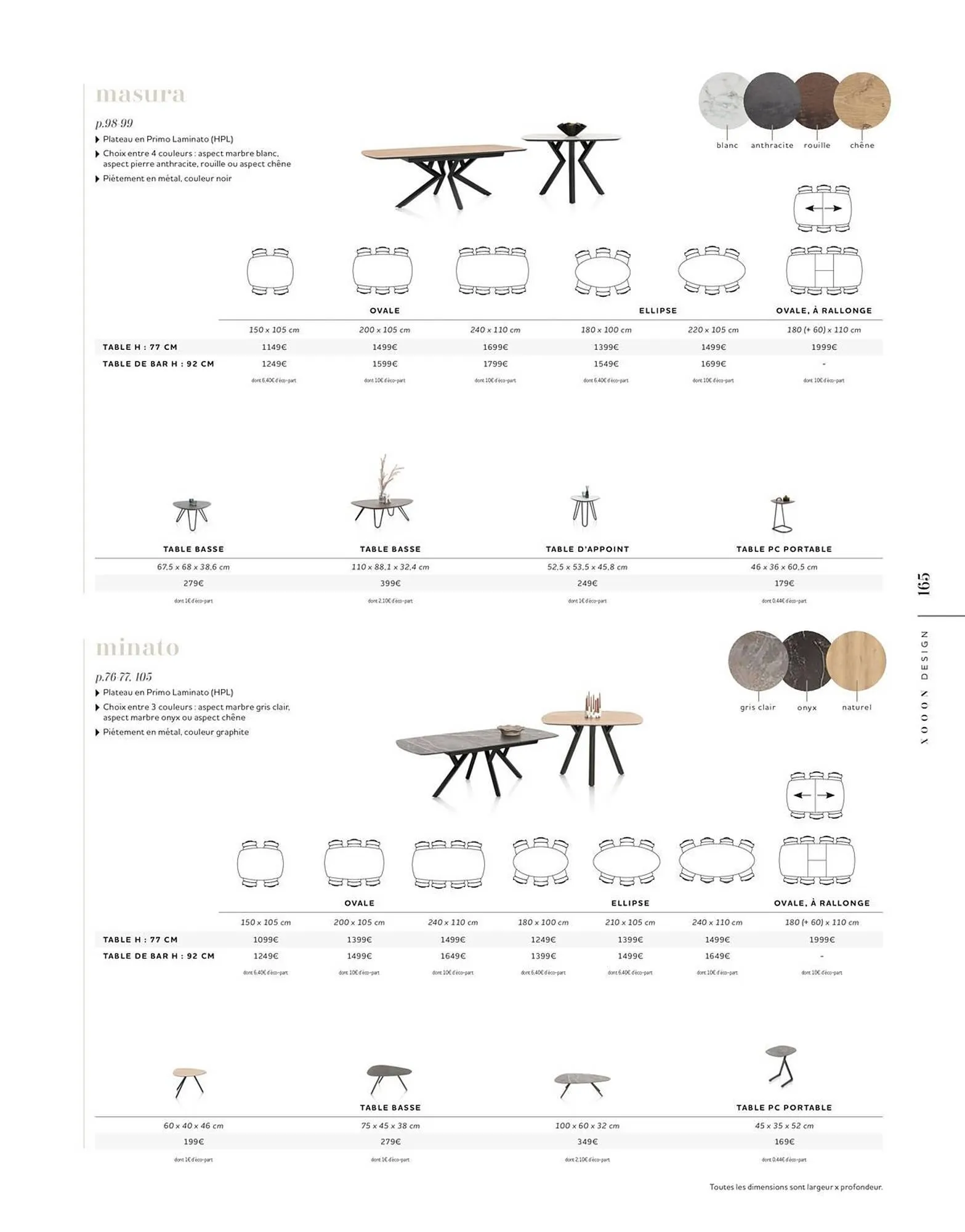 Catalogue Xooon du 7 janvier au 31 décembre 2025 - Catalogue page 167