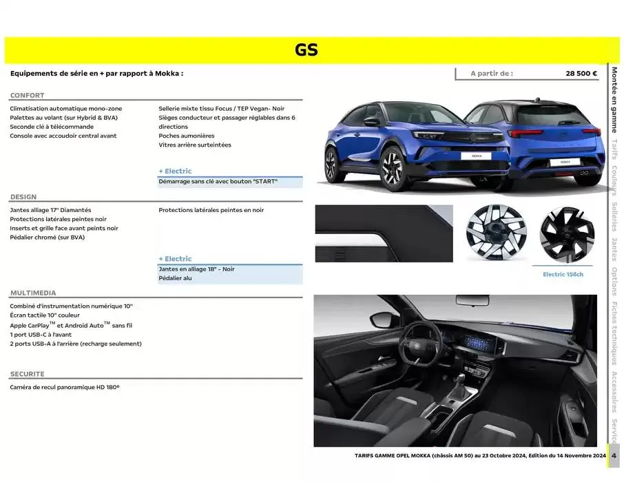 Opel Nouveau Mokka du 17 décembre au 17 décembre 2025 - Catalogue page 5