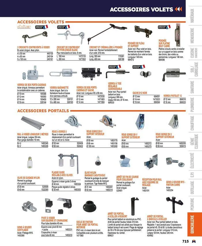 Guide produits 2024 du 15 mars au 31 décembre 2024 - Catalogue page 715