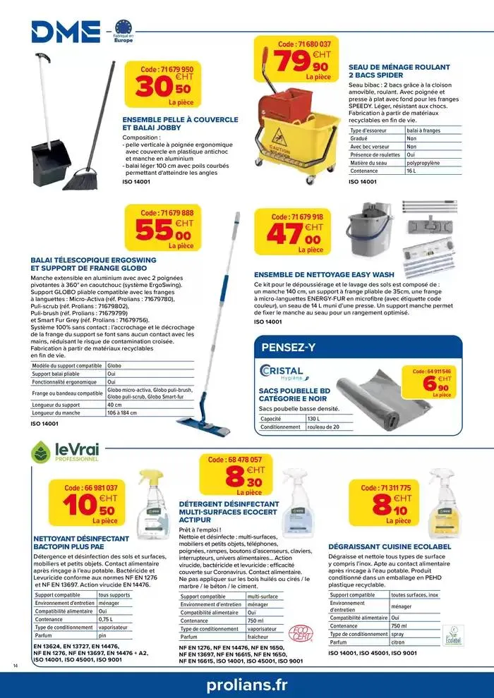 Opération nettoyage et hygiène du 4 mars au 30 avril 2025 - Catalogue page 14