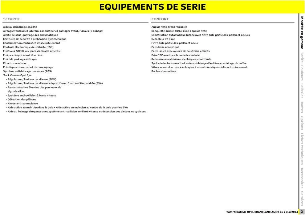 Opel Nouveau Grandland du 3 mai au 3 mai 2025 - Catalogue page 3