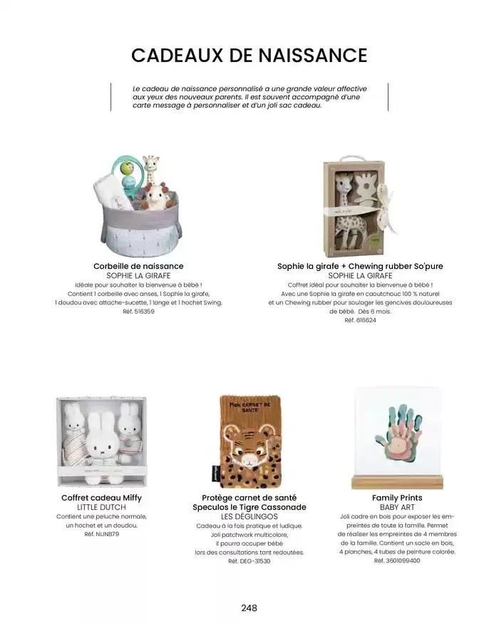 Collection 2024-2025 du 20 août au 30 juin 2025 - Catalogue page 250