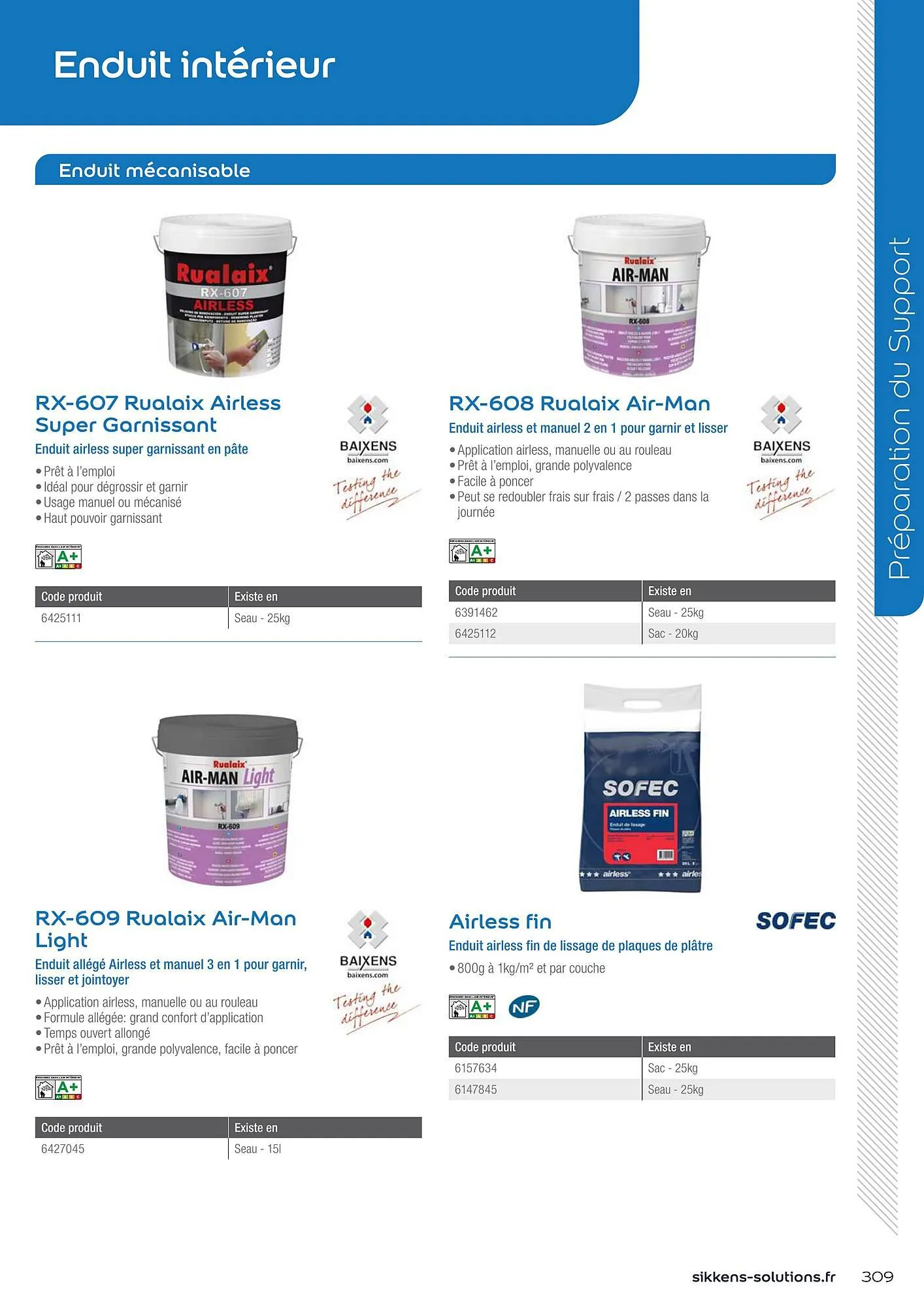 Catalogue Sikkens Solution du 8 janvier au 28 décembre 2025 - Catalogue page 309