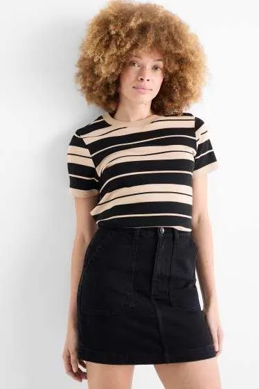 Basic T-shirt - slim fit - striped