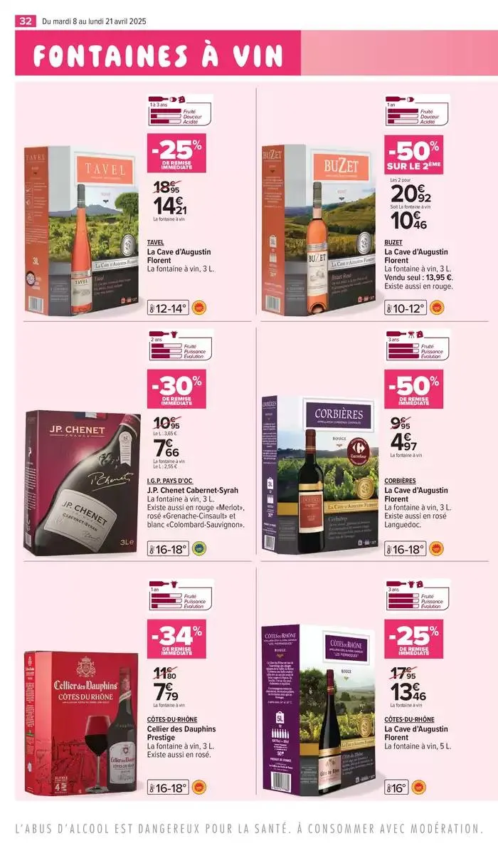FOIRE AUX VINS DE PRINTEMPS du 8 avril au 21 avril 2025 - Catalogue page 34
