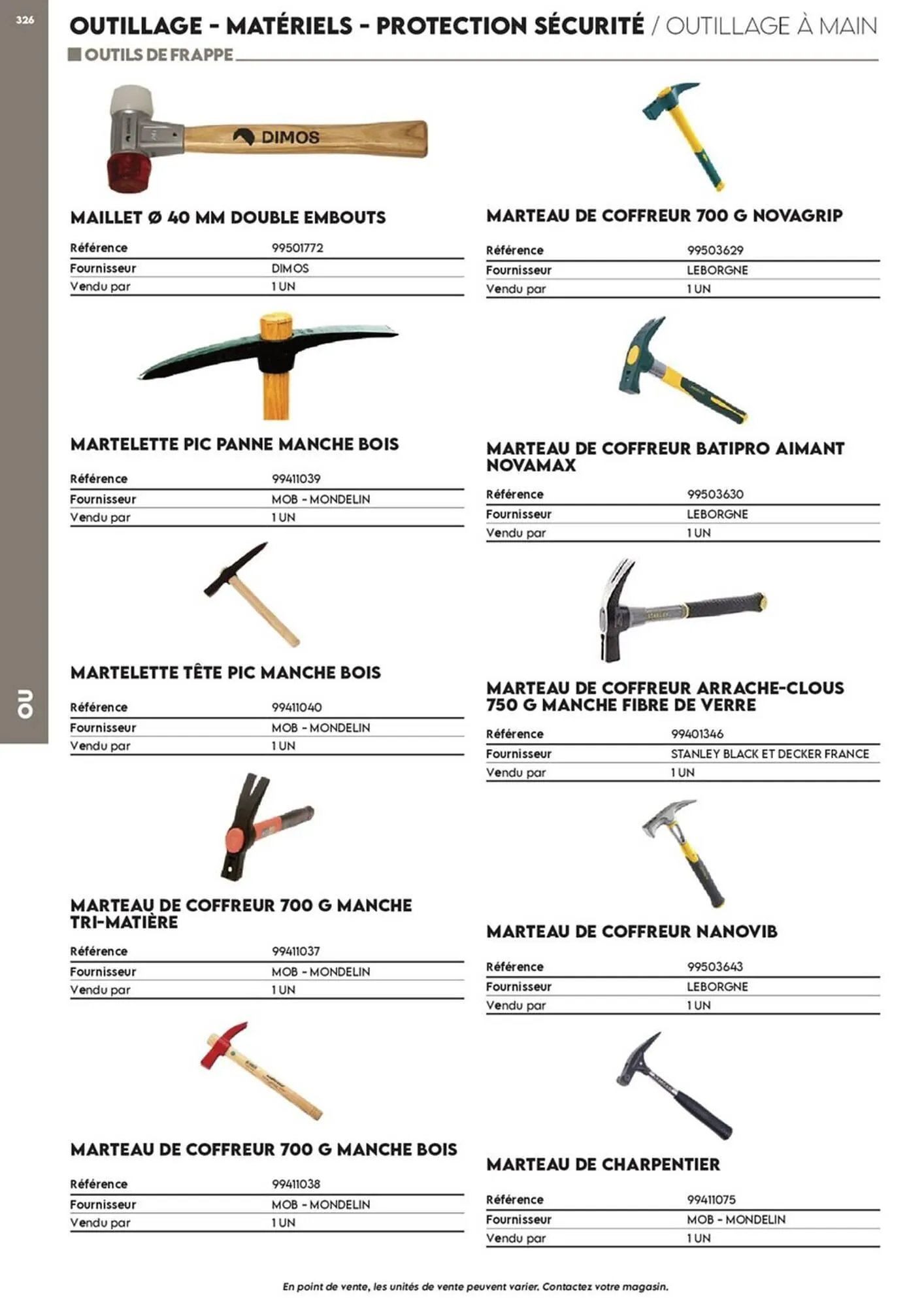 Catalogue Tout faire matériaux du 17 décembre au 30 décembre 2025 - Catalogue page 251