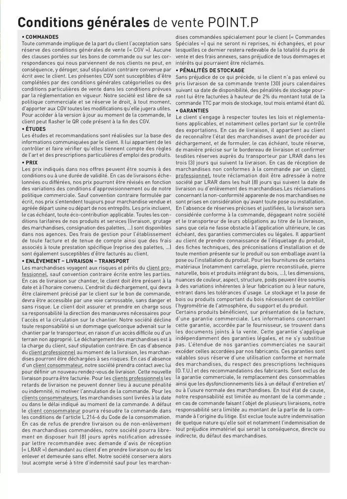 Matériaux 2025 du 1 janvier au 31 décembre 2025 - Catalogue page 429