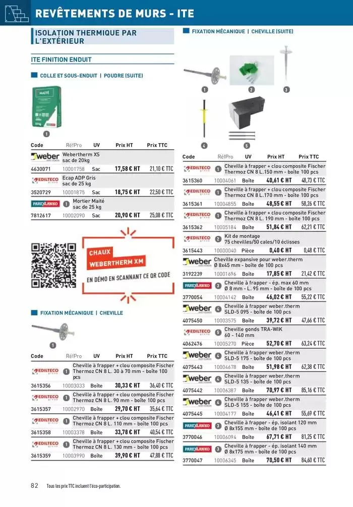 Matériaux 2025 du 1 janvier au 31 décembre 2025 - Catalogue page 82
