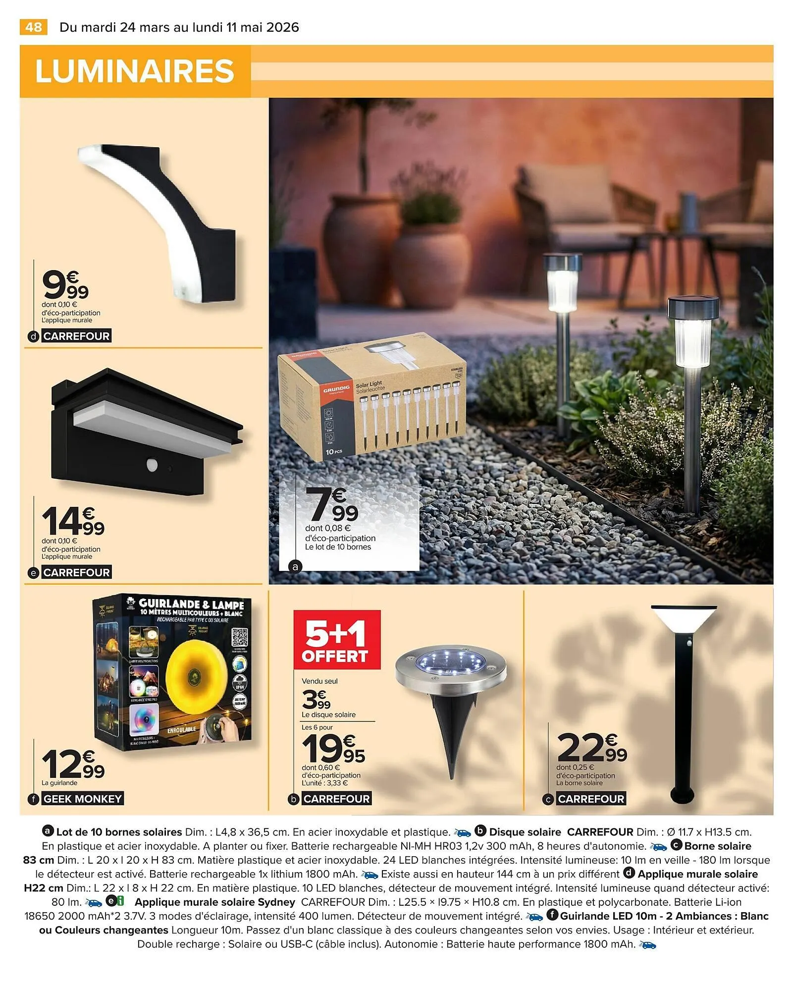 Catalogue Carrefour du 24 mars au 11 mai 2026 - Catalogue page 48