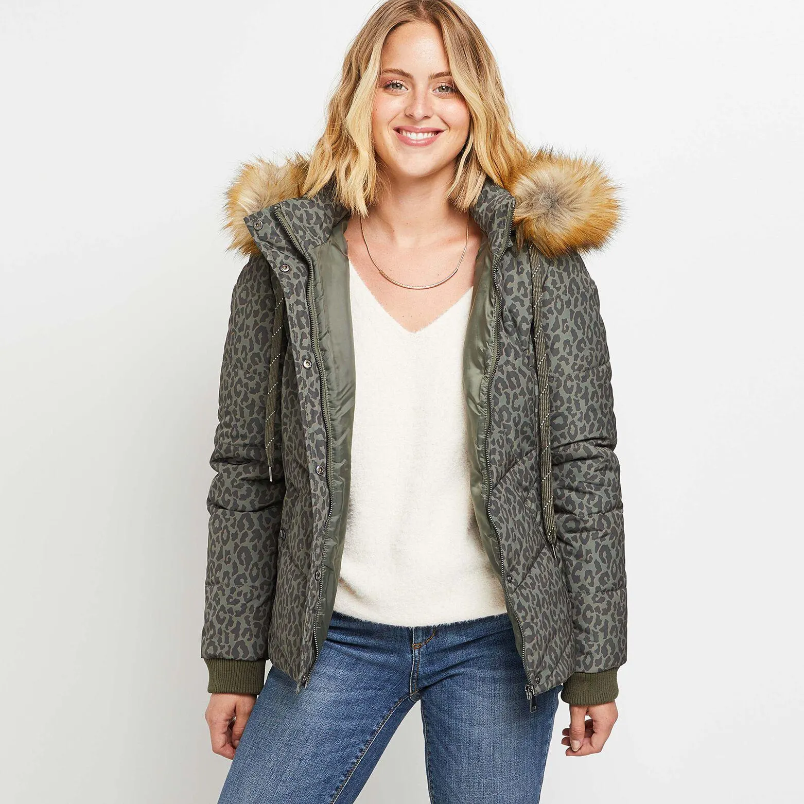 Doudoune courte chaude femme