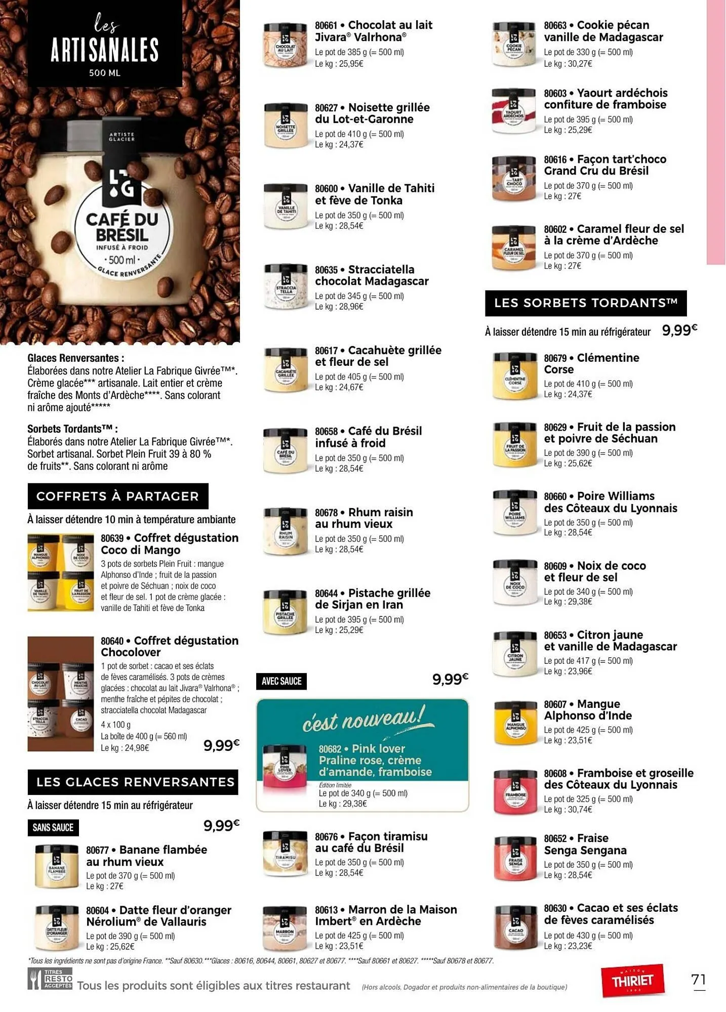 Catalogue Thiriet du 1 janvier au 30 janvier 2026 - Catalogue page 71