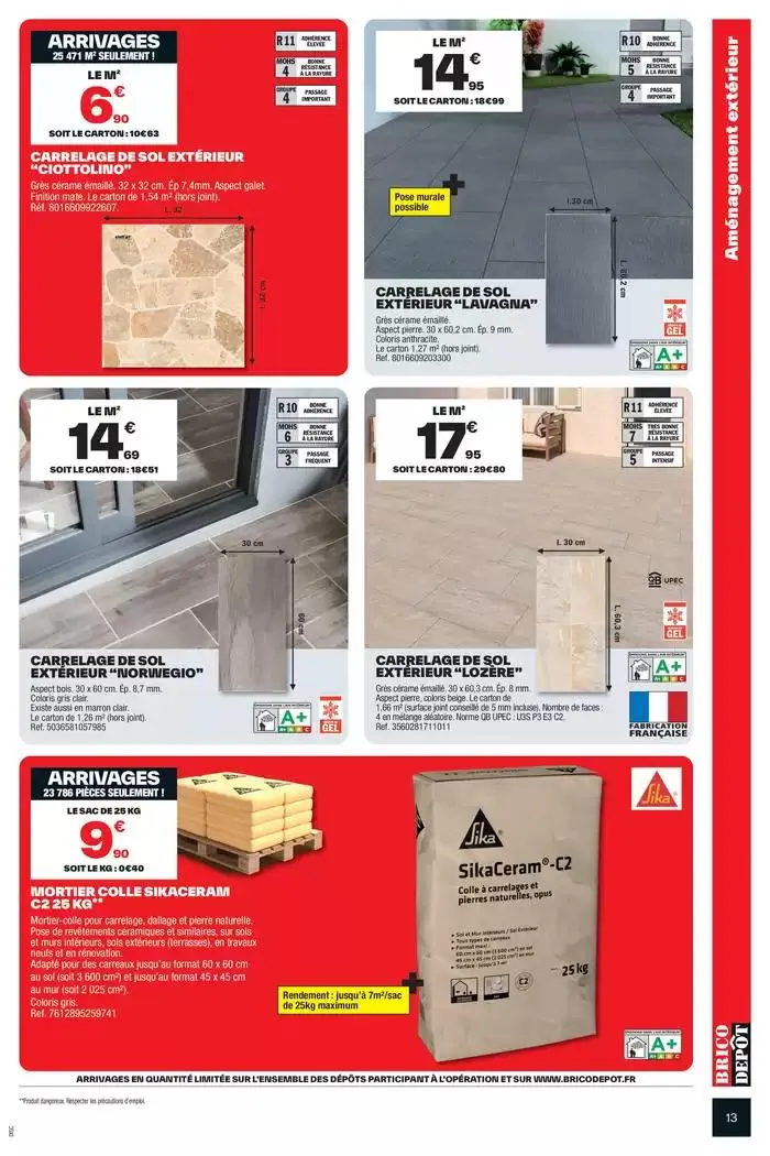 Spécial chantier extérieur ! du 4 avril au 24 avril 2025 - Catalogue page 13
