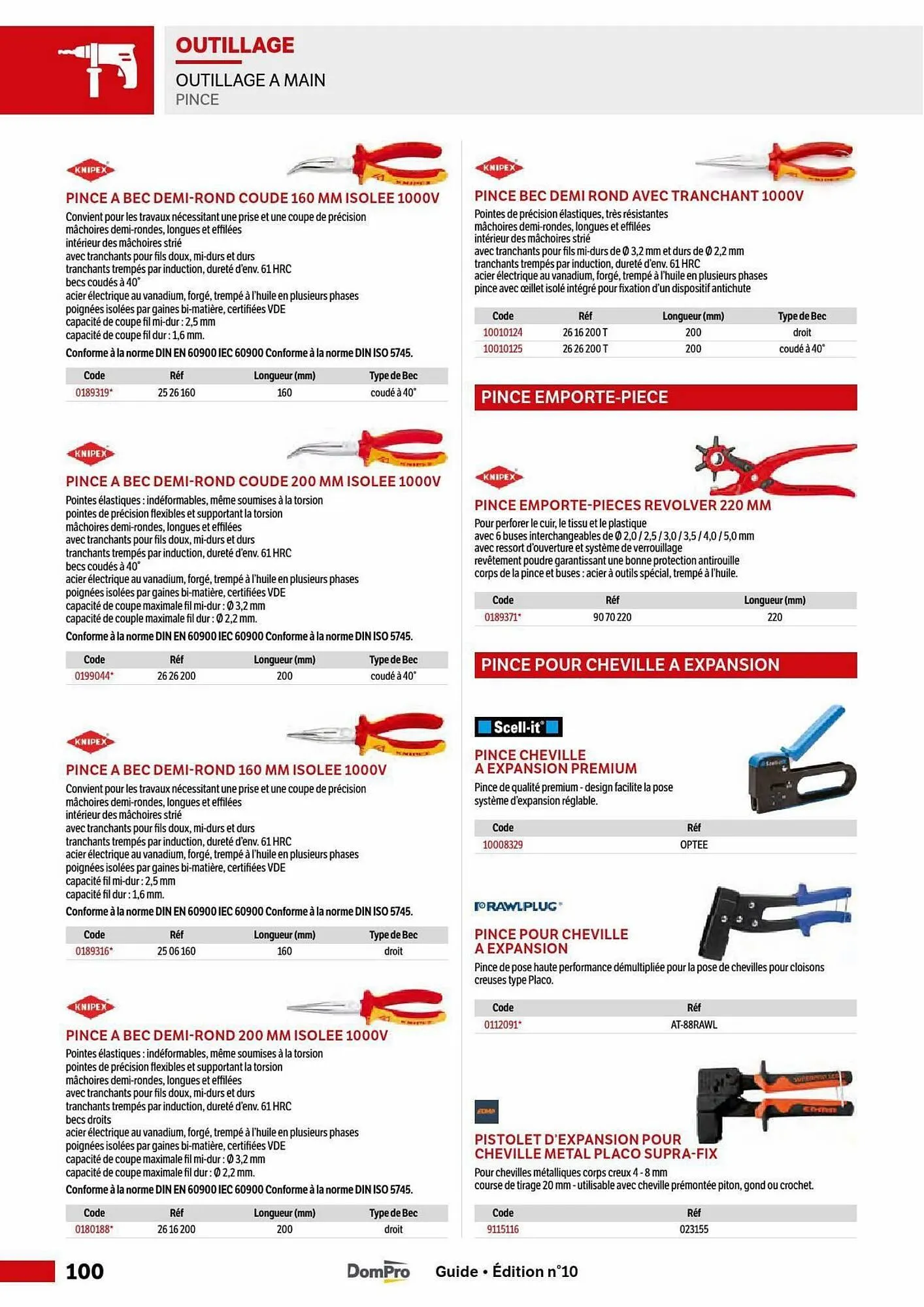Catalogue DomPro du 5 mai au 30 août 2025 - Catalogue page 100