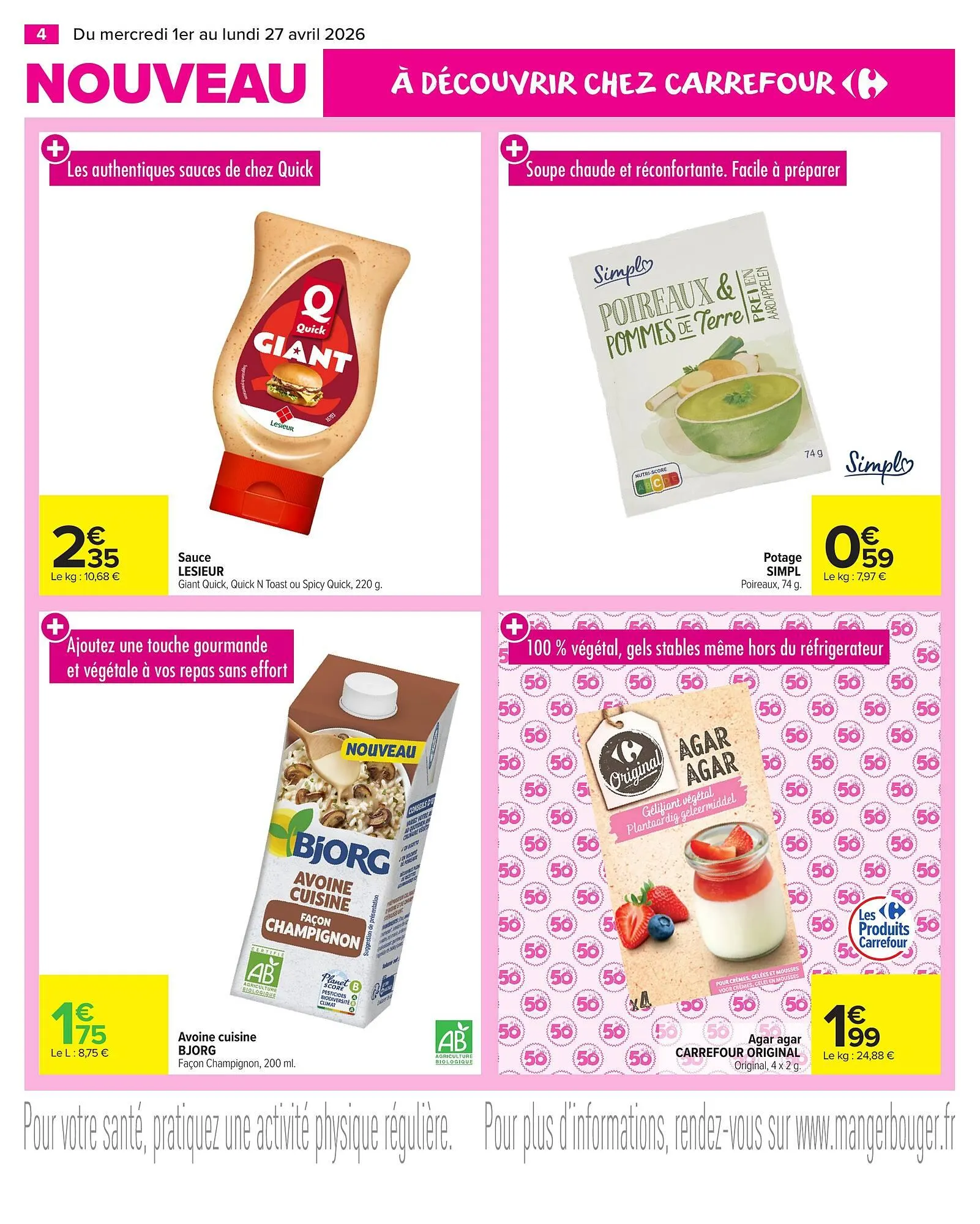 Catalogue Carrefour Market du 1 avril au 27 avril 2026 - Catalogue page 4