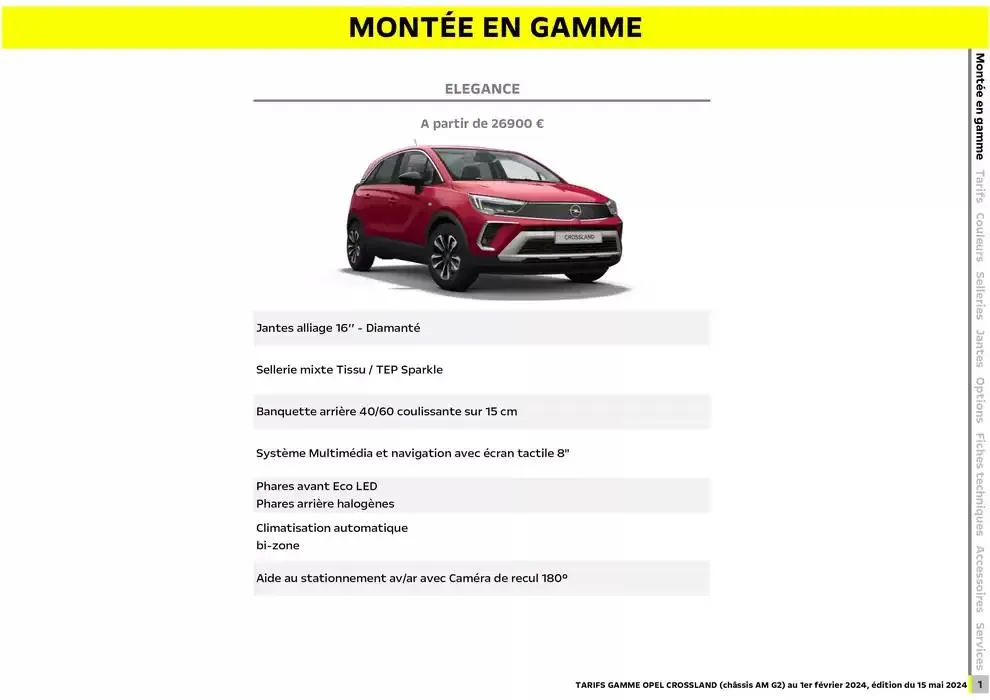 Opel Crossland du 17 décembre au 17 décembre 2025 - Catalogue page 2