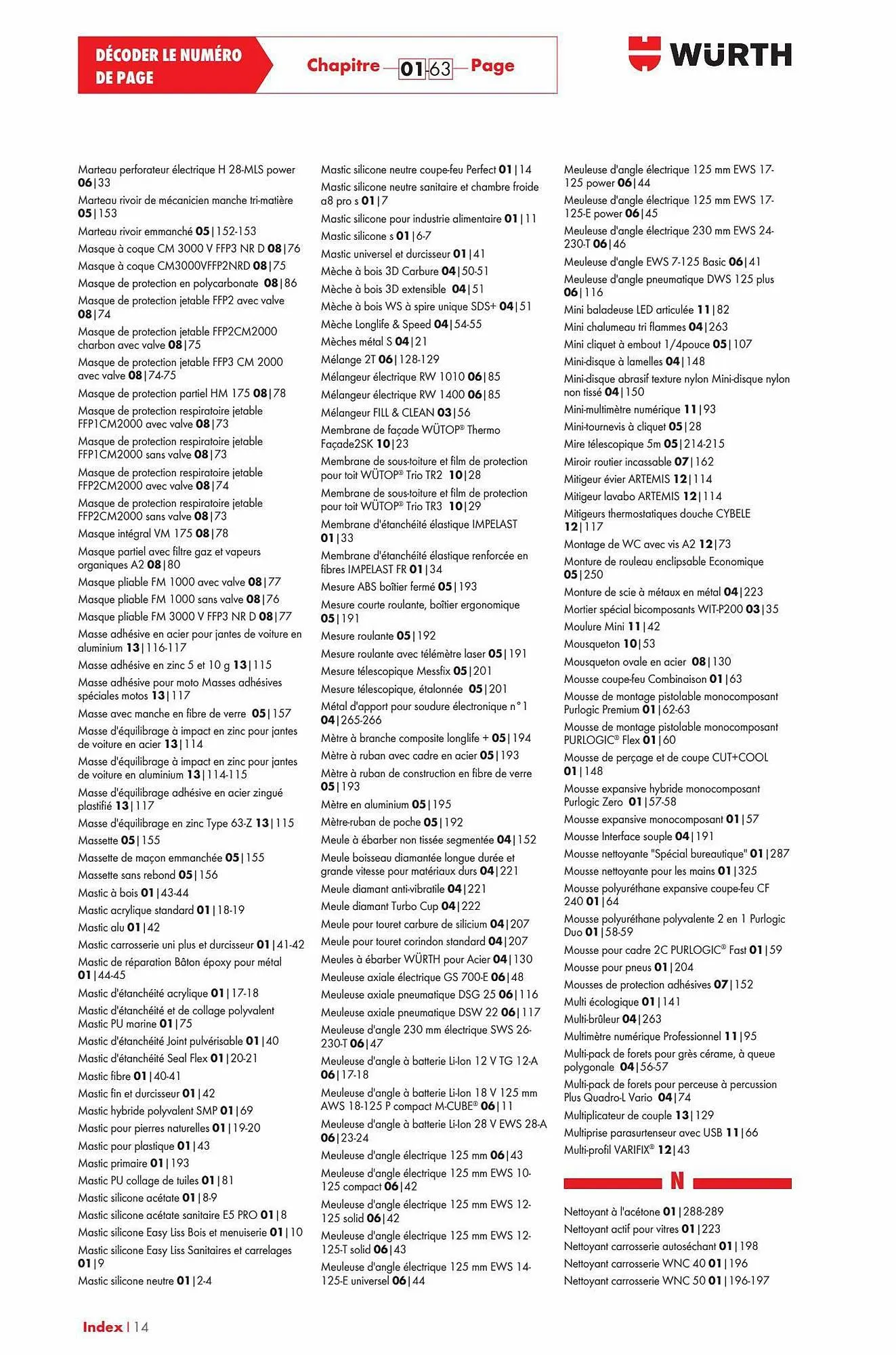 Catalogue Würth du 29 décembre au 31 décembre 2023 - Catalogue page 91