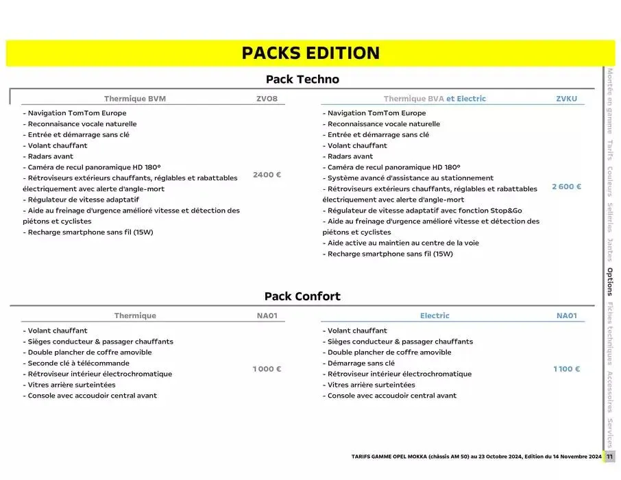 Opel Nouveau Mokka du 17 décembre au 17 décembre 2025 - Catalogue page 11