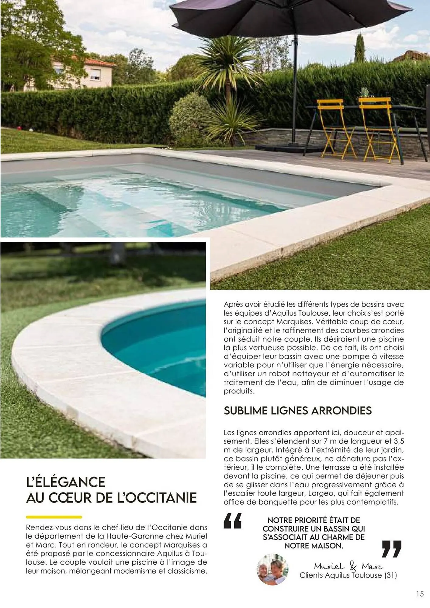 Catalogue Aquilus Piscines du 23 octobre au 31 décembre 2023 - Catalogue page 15