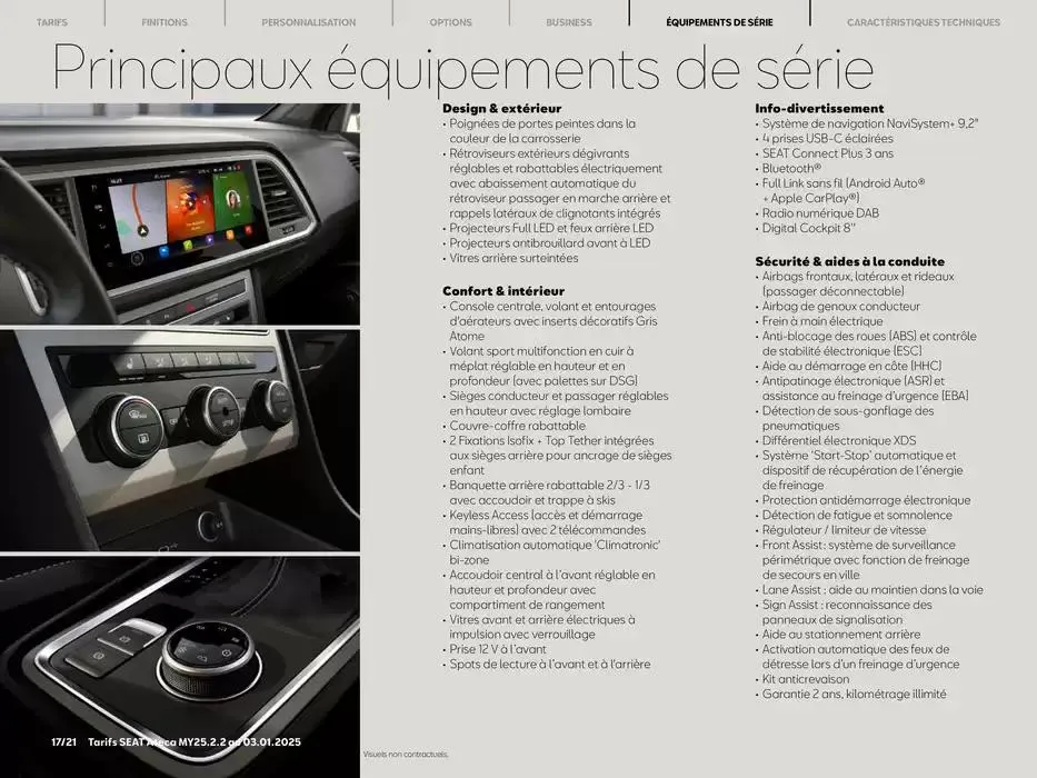 SEAT Ateca du 3 janvier au 3 janvier 2026 - Catalogue page 17