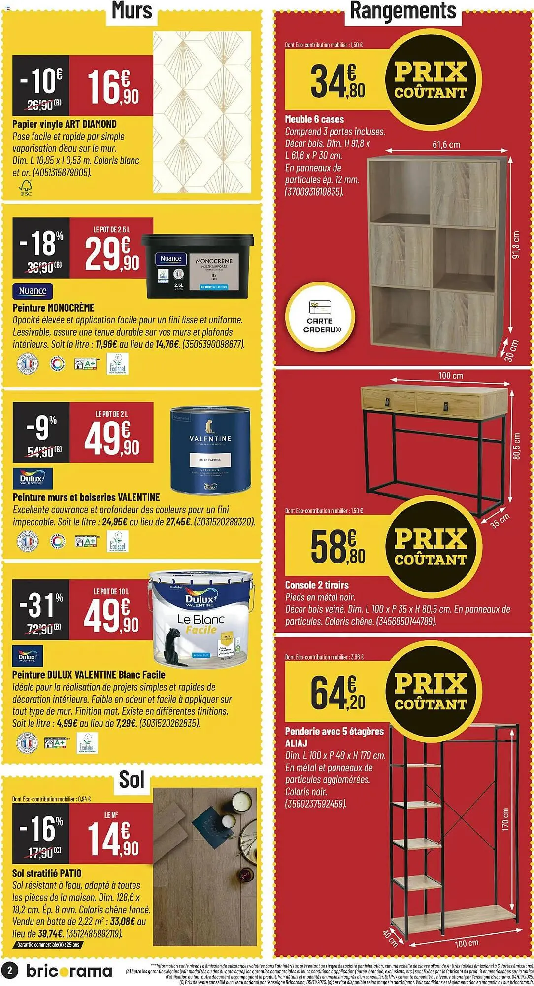 Catalogue Bricorama du 5 novembre au 16 novembre 2025 - Catalogue page 2