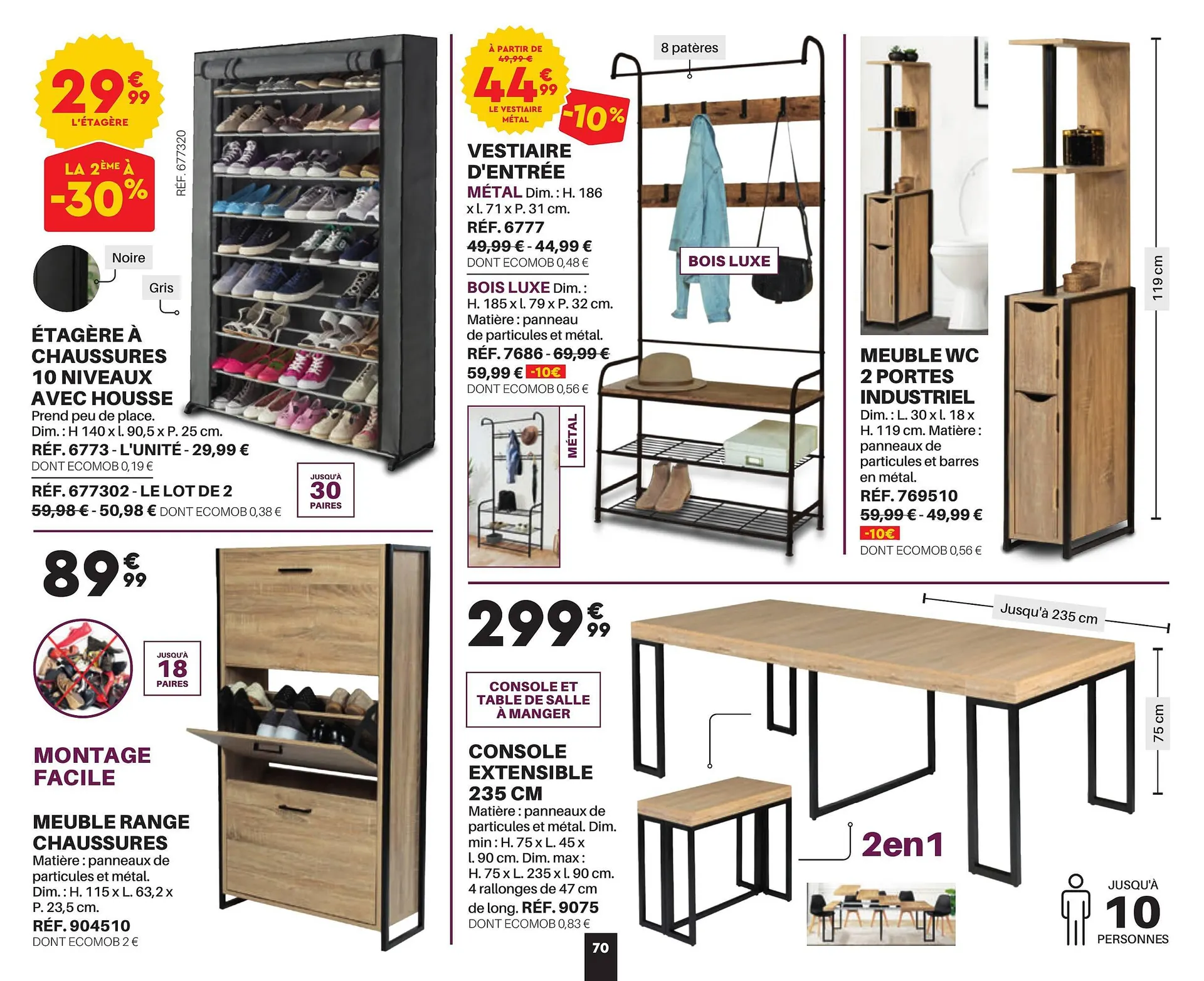 Catalogue Shopix du 21 juillet au 12 août 2023 - Catalogue page 70