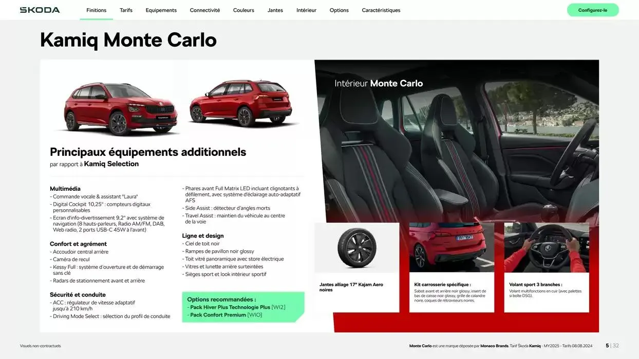 Nouveau Kamiq Selection 1.0 TSI 95ch BVM du 17 octobre au 17 octobre 2025 - Catalogue page 5