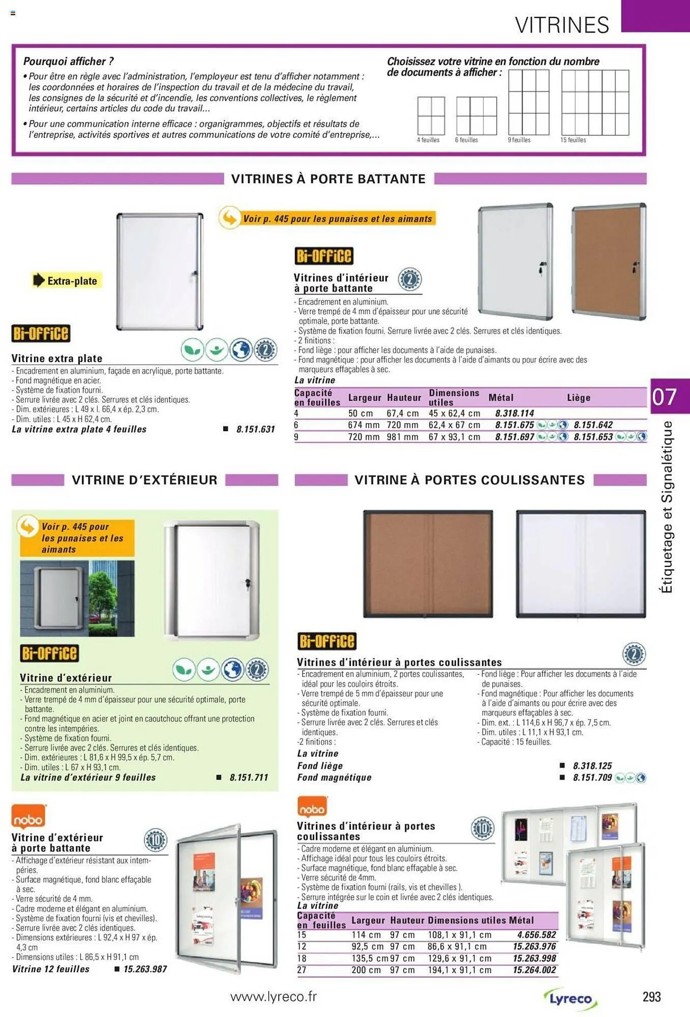 Catalogue Lyreco du 15 mai au 31 décembre 2023 - Catalogue page 293