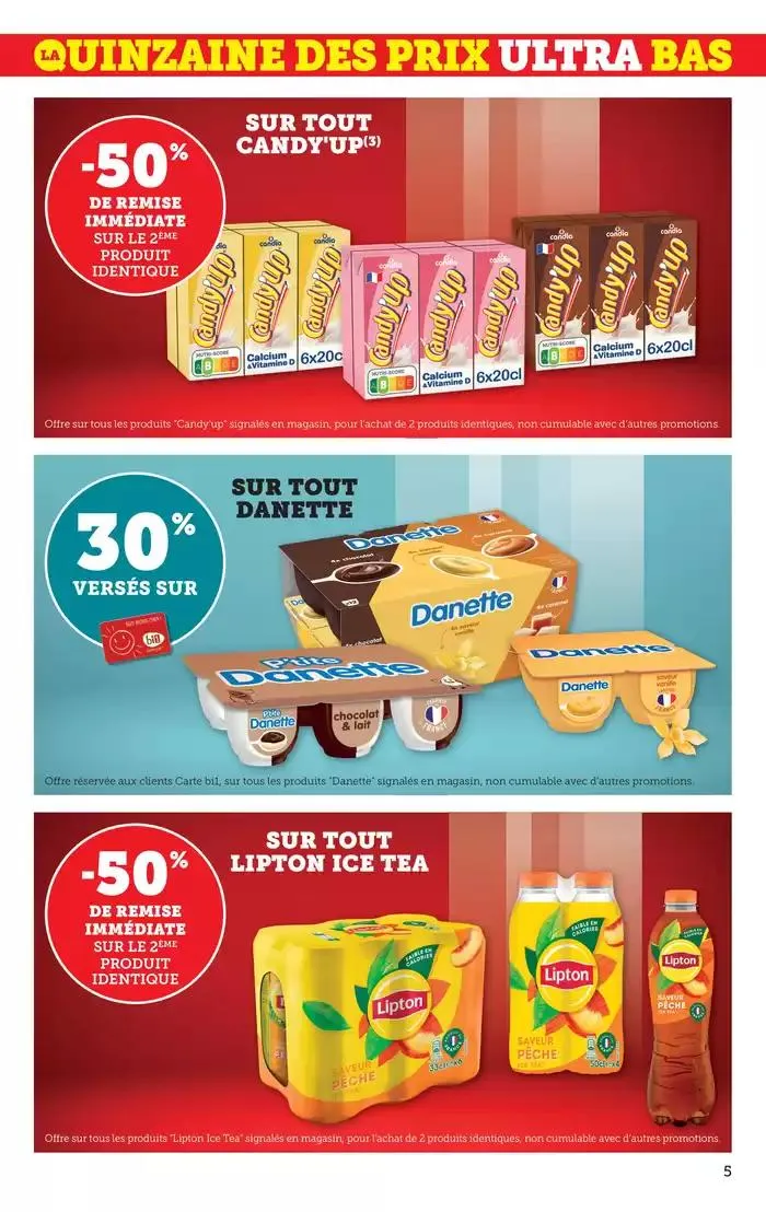 La Quinzaine Des Prix Ultra Bas du 12 mars au 23 mars 2025 - Catalogue page 5