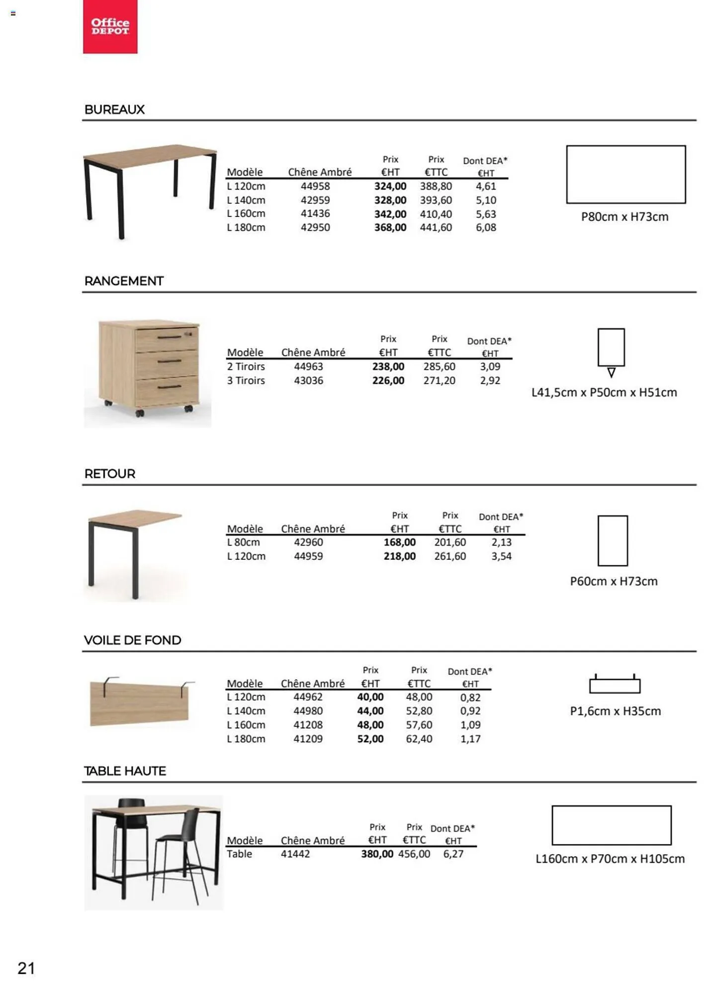 Catalogue Office Depot du 20 octobre au 27 octobre 2023 - Catalogue page 22