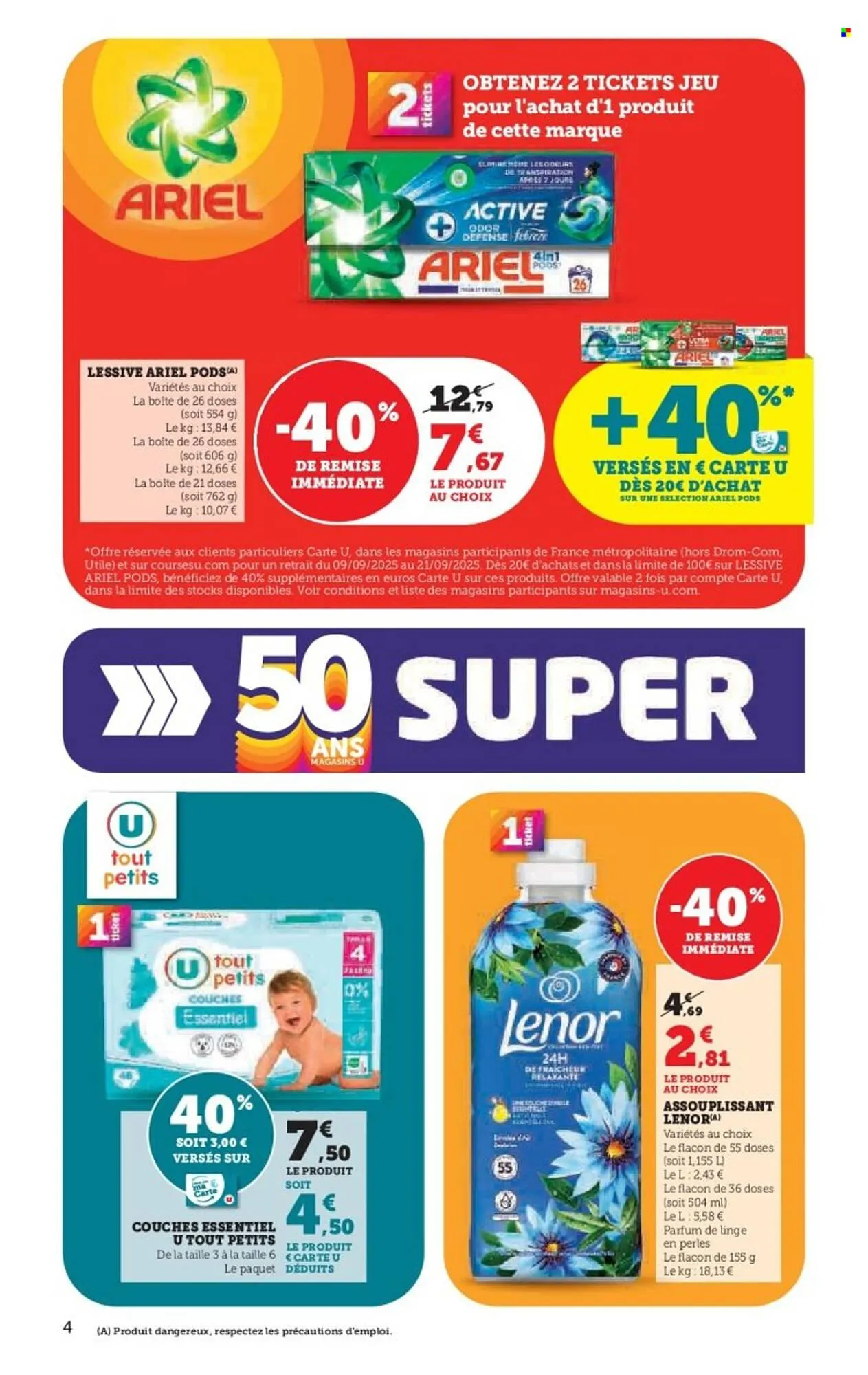 Catalogue Super U du 9 septembre au 21 septembre 2025 - Catalogue page 4