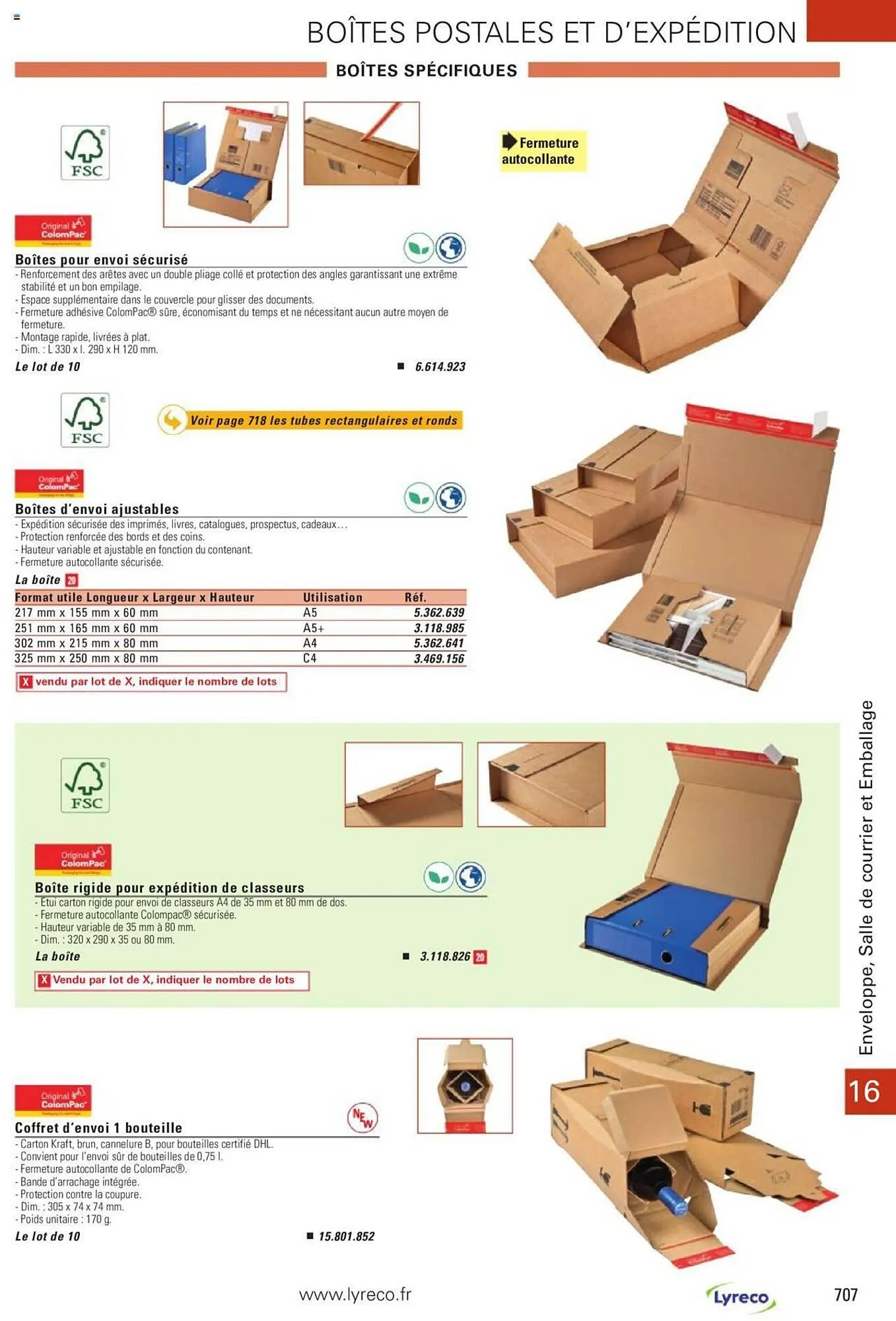 Catalogue Lyreco du 15 mai au 31 décembre 2023 - Catalogue page 707