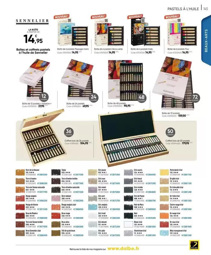 CATALOGUE DALBE 2025 du 27 janvier au 31 décembre 2025 - Catalogue page 147