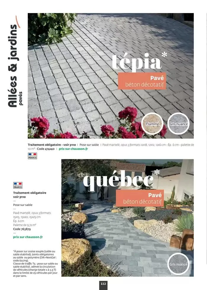 Aménagez votre extérieur SAISON 2025 du 1 janvier au 31 décembre 2025 - Catalogue page 114