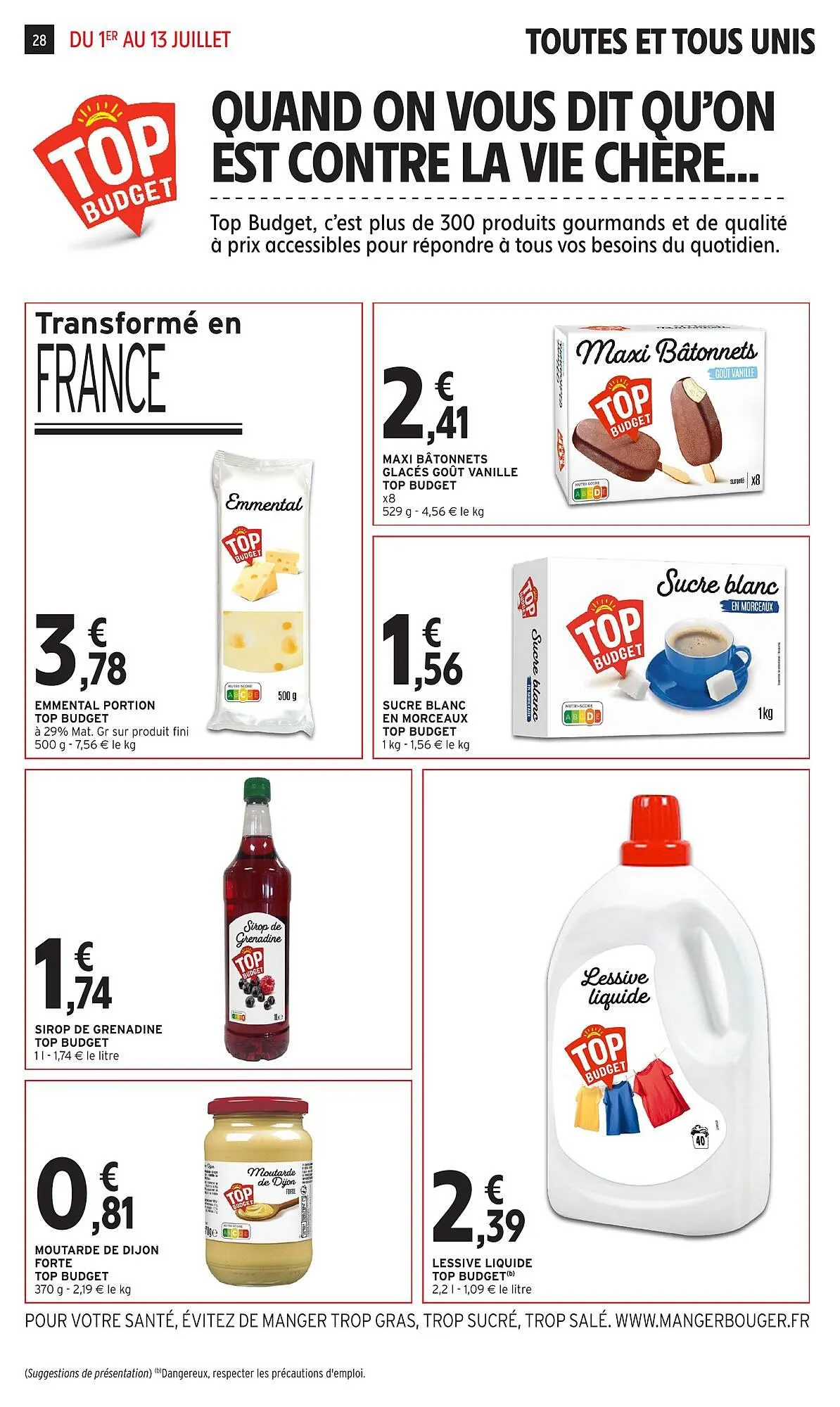 Catalogue Intermarché du 1 juillet au 13 juillet 2025 - Catalogue page 30