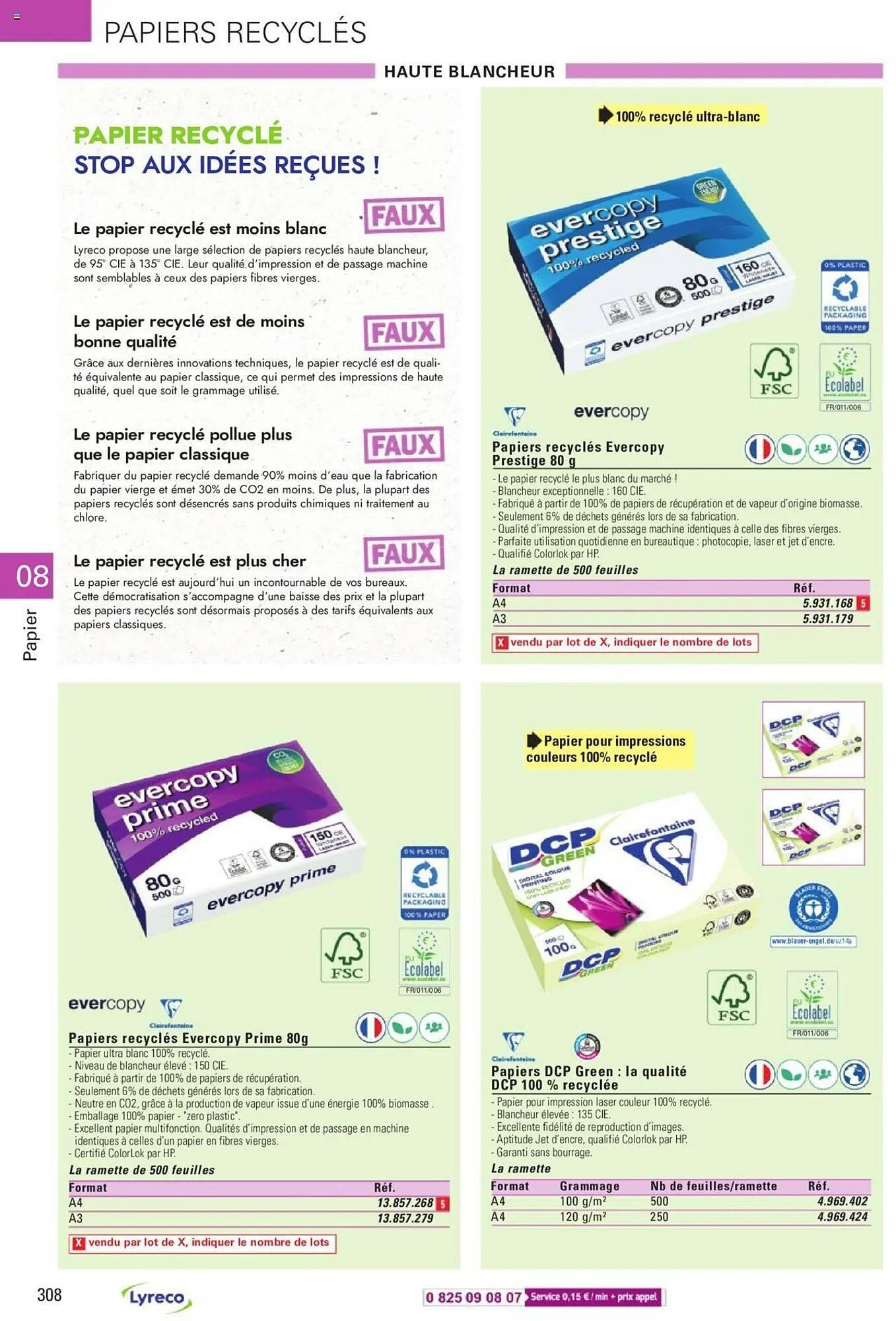 Catalogue Lyreco du 15 mai au 31 décembre 2023 - Catalogue page 308