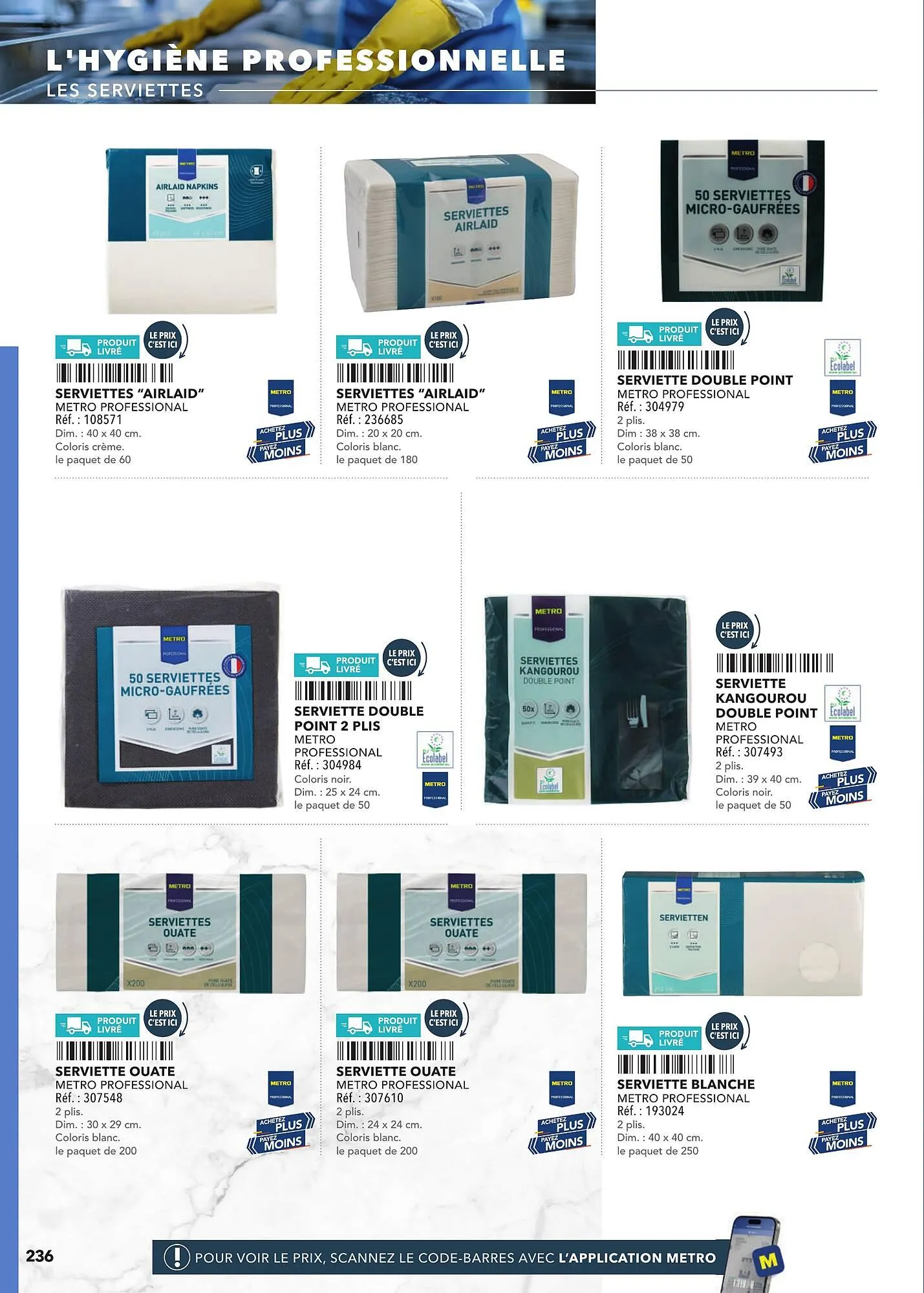 Catalogue METRO du 2 mars au 31 décembre 2025 - Catalogue page 236