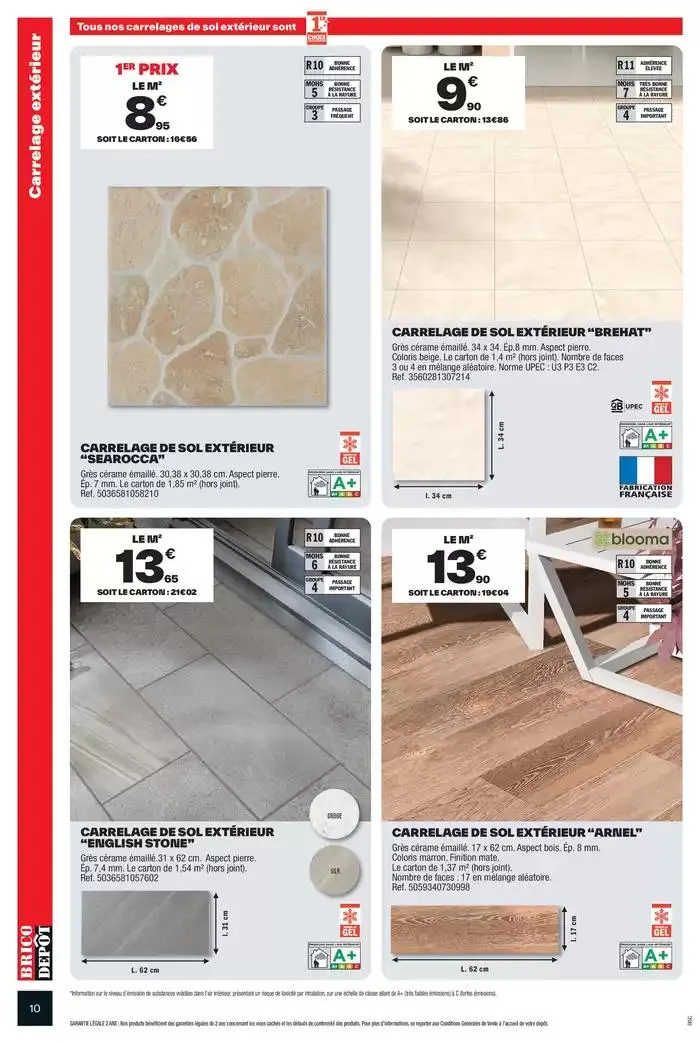 Les arrivages Brico Dépôt du 28 février au 13 mars 2025 - Catalogue page 10