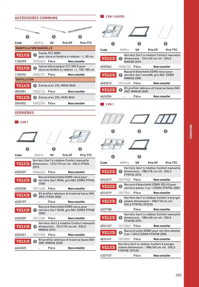 Matériaux 2025 du 1 janvier au 31 décembre 2025 - Catalogue page 205