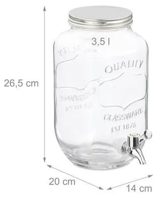 Lot de 2x distributeurs de boisson