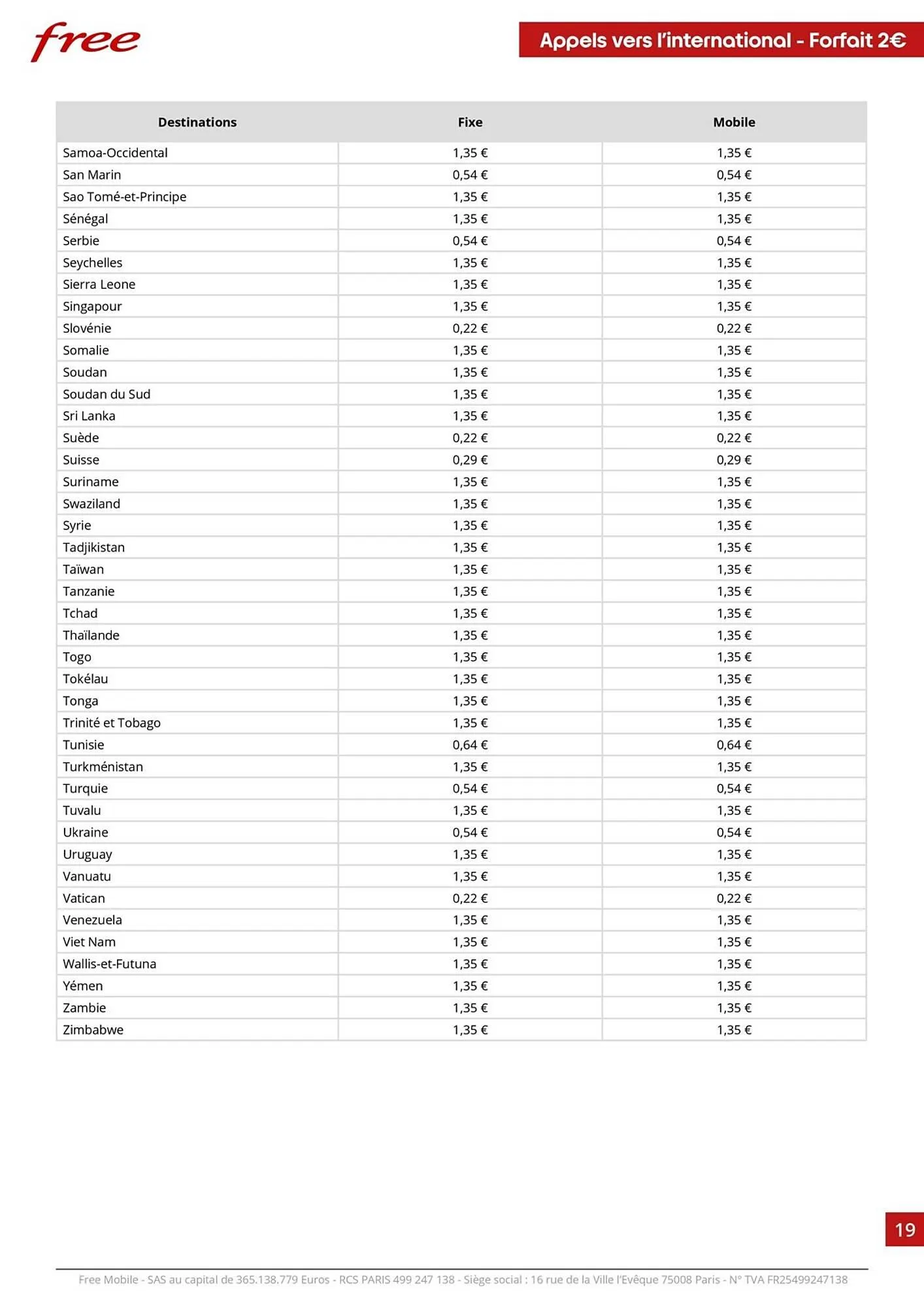 Catalogue Free du 23 janvier au 31 décembre 2023 - Catalogue page 19