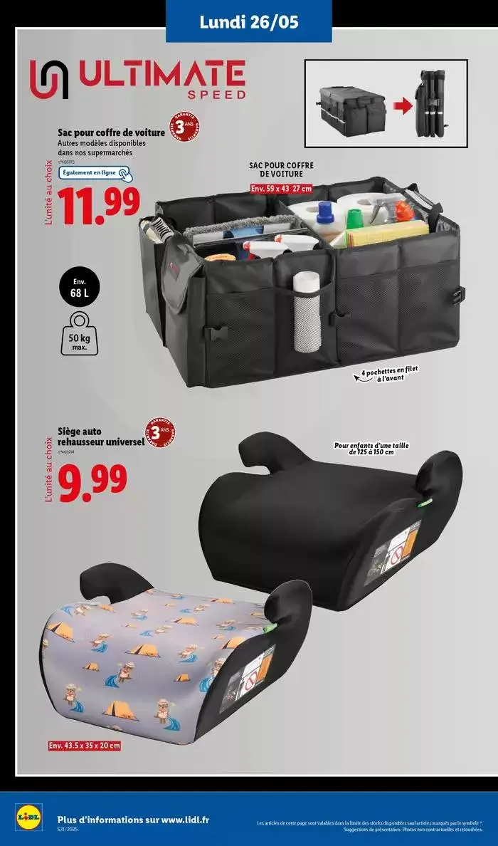 Faites votre plein de courses chez Lidl et profitez de nombreux produits à prix réduits ! du 22 mai au 28 mai 2025 - Catalogue page 60