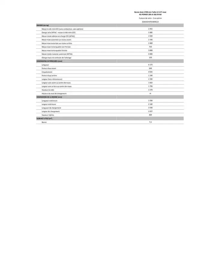 Opel Movano du 4 avril au 4 avril 2026 - Catalogue page 270