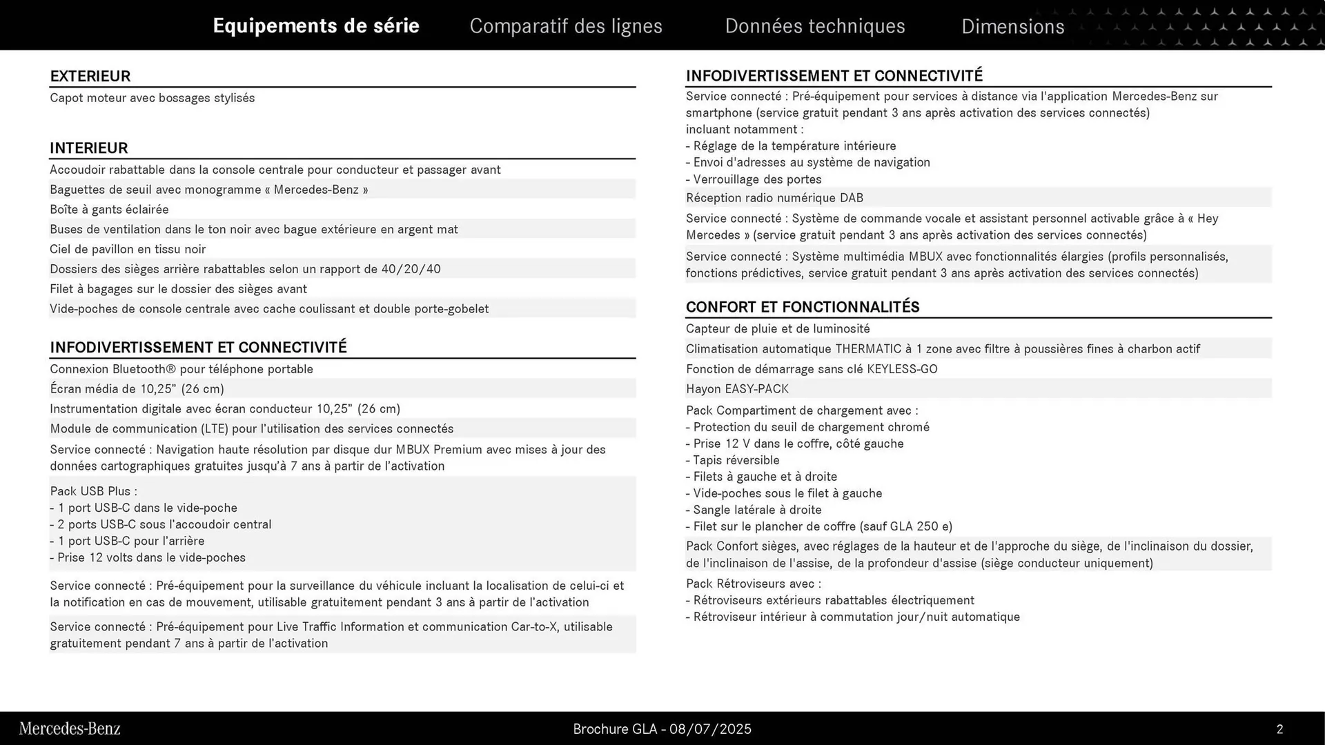 Catalogue Mercedes-Benz du 3 septembre au 3 septembre 2026 - Catalogue page 2